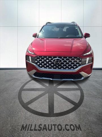 Photo of 2022 Calypso Red Hyundai SANTA FE
