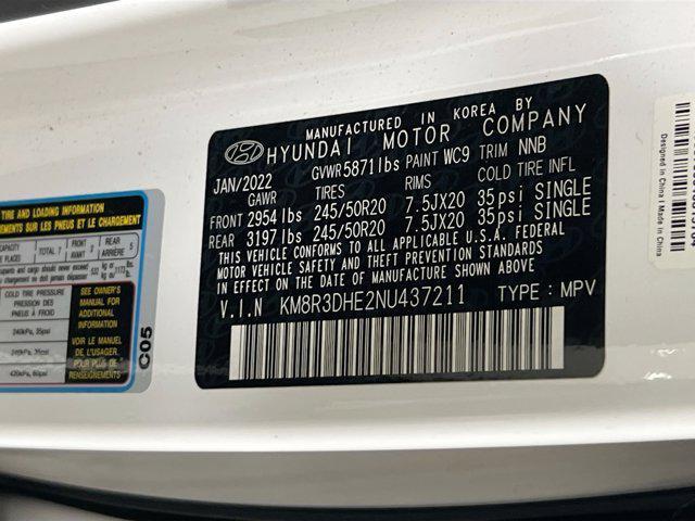 Photo of 2022 Hyper White Hyundai PALISADE
