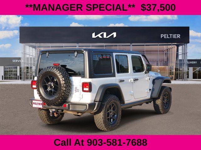 Photo of 2024 Bright White Clearcoat Jeep Wrangler