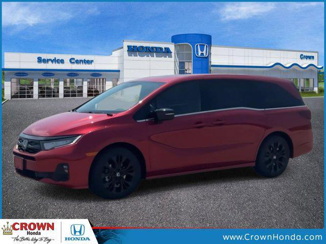 Photo of 2025 Radiant Red Metallic II Honda Odyssey