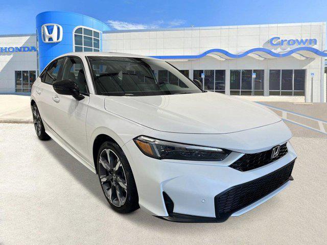 Photo of 2025 Platinum White Pearl Honda Civic Hybrid