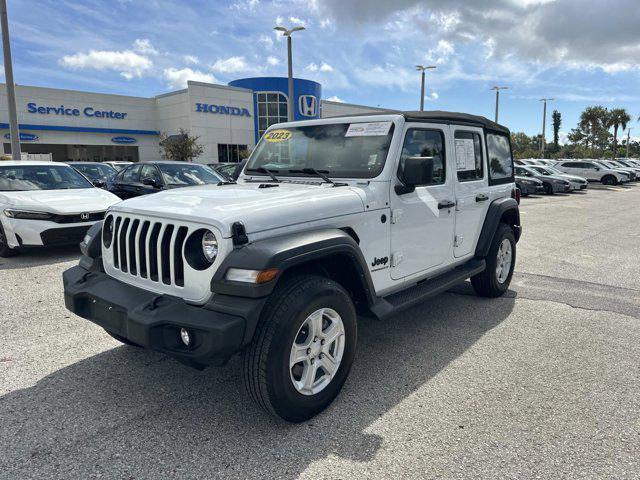 Photo of 2023 Bright White Clearcoat Jeep Wrangler