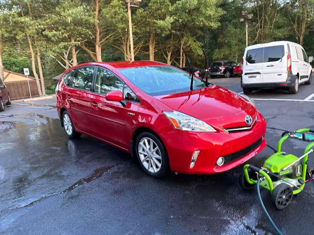 Photo of 2013 Barcelona Red Metallic Toyota Prius v
