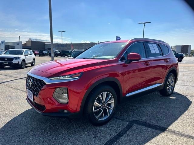 Photo of 2020 Calypso Red Hyundai SANTA FE