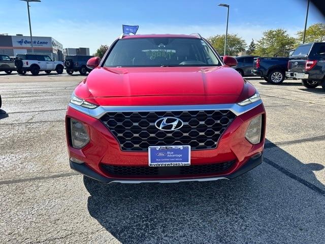 Photo of 2020 Calypso Red Hyundai SANTA FE