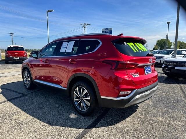 Photo of 2020 Calypso Red Hyundai SANTA FE