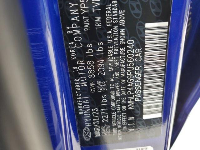 Photo of 2023 Intense Blue Hyundai ELANTRA