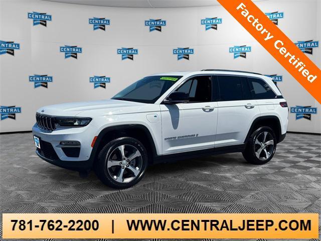 Photo of 2023 Bright White Clearcoat Jeep Grand Cherokee 4xe