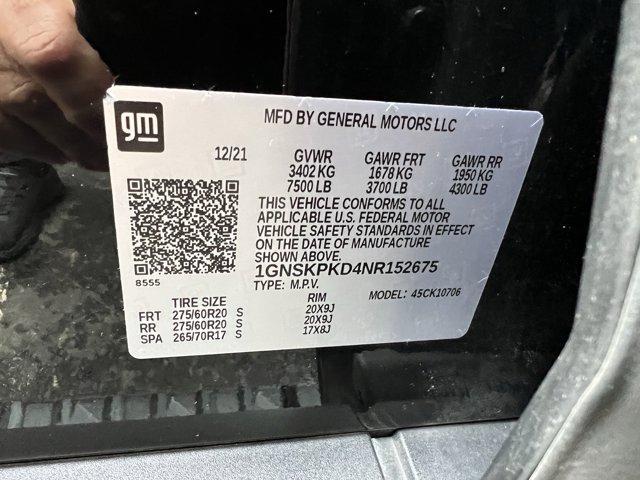 Photo of 2022 Black Chevrolet Tahoe