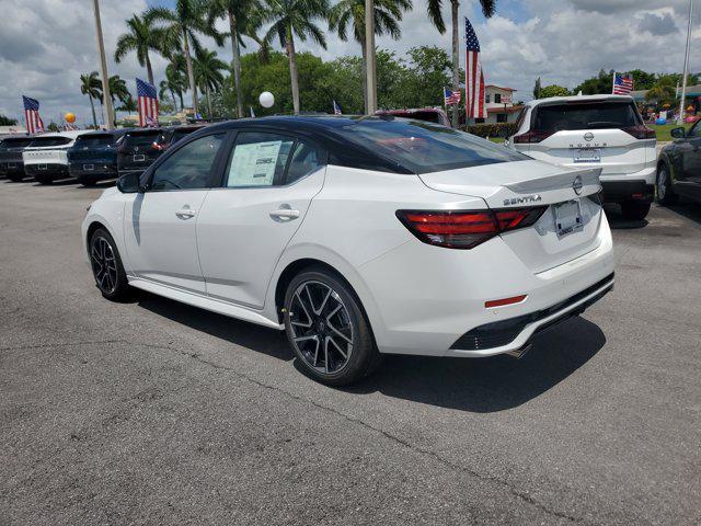 Photo of 2025 Aspen White Tricoat/Super Black Nissan Sentra