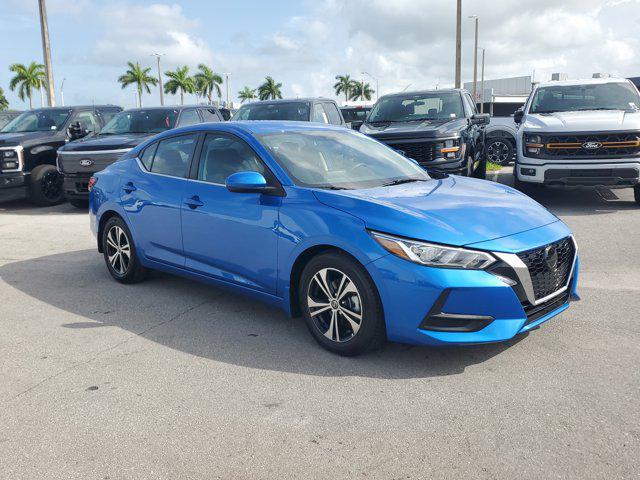 Photo of 2023 Electric Blue Metallic Nissan Sentra