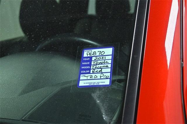 Photo of 2021 Barcelona Red Toyota Tacoma