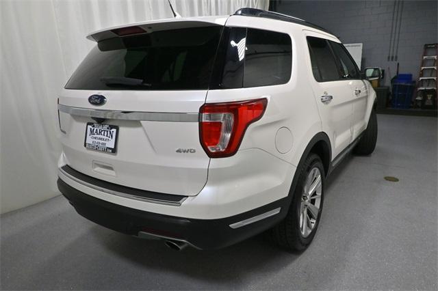 Photo of 2019 White Platinum Clearcoat Metallic Ford Explorer