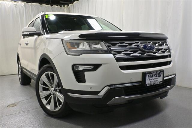 Photo of 2019 White Platinum Clearcoat Metallic Ford Explorer