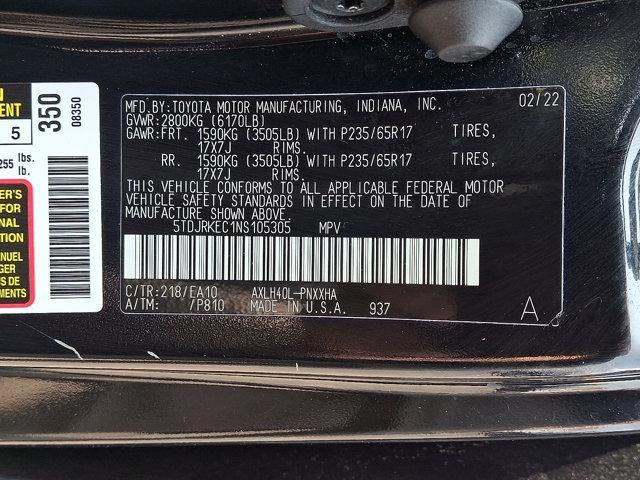 Photo of 2022 MIDNGT BLK MET Toyota Sienna