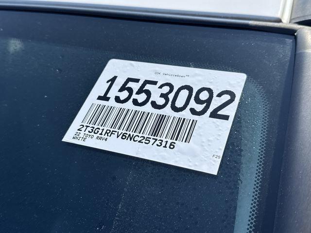 Photo of 2022 White Toyota RAV4