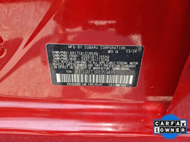 Photo of 2024 Pure Red Subaru Impreza