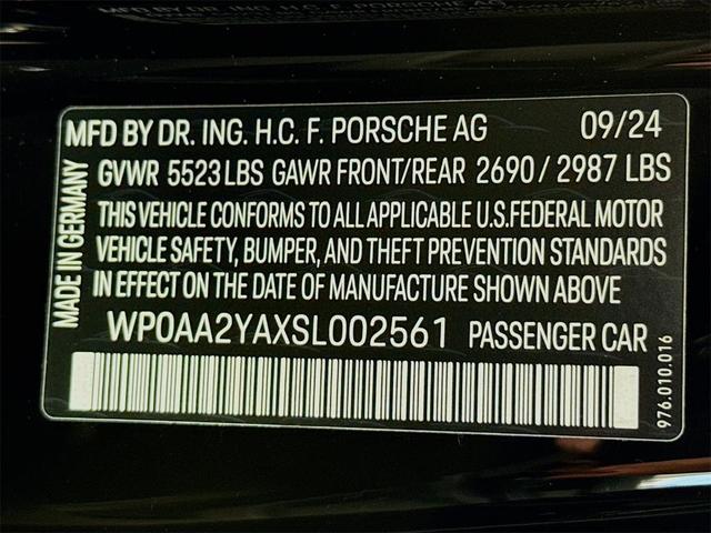 Photo of 2025 Black Porsche Panamera