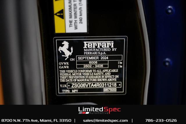 Photo of 2024 Blue Ferrari Purosangue