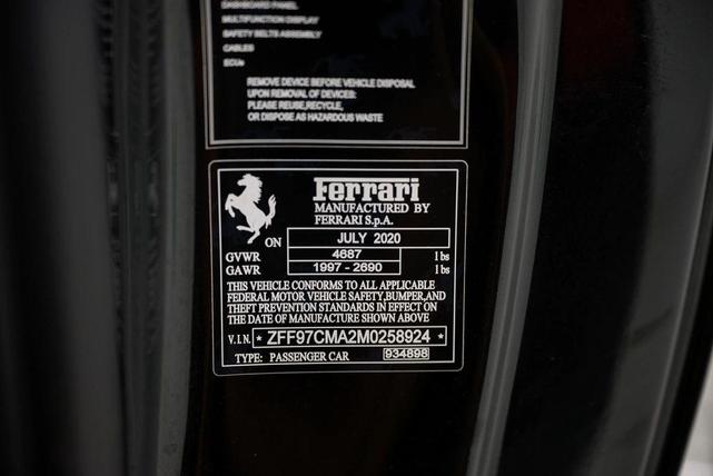 Photo of 2021 Black Ferrari 812 GTS