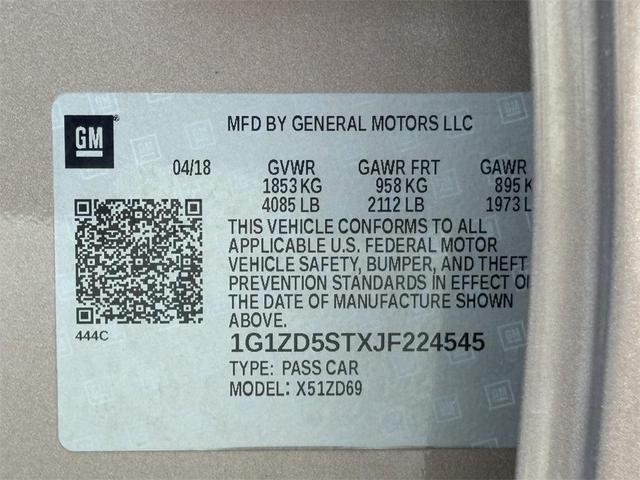 Photo of 2018 Sandy Ridge Metallic Chevrolet Malibu