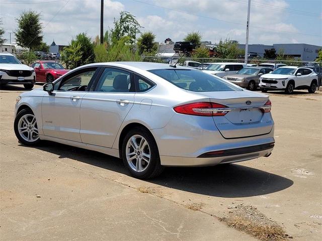 Photo of 2018 Ingot Silver Ford Fusion Hybrid