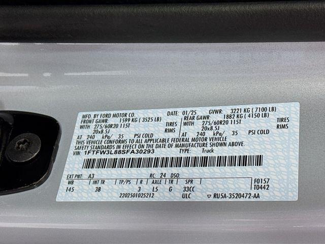 Photo of 2025 Space White Metallic Ford F-150