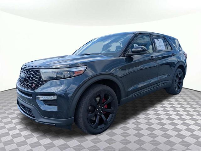 Photo of 2022 Stone Blue Metallic Ford Explorer