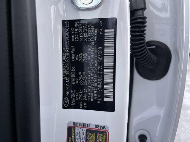 Photo of 2025 Serenity White Pearl Hyundai TUCSON