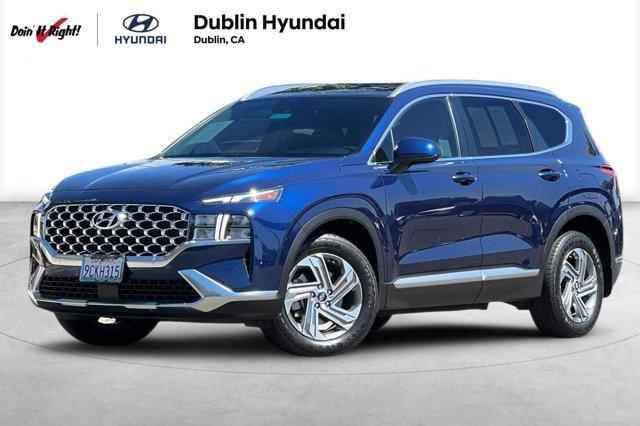 Photo of 2022 Blue Hyundai SANTA FE