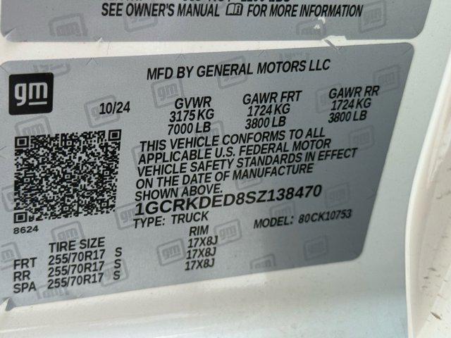 Photo of 2025 Summit White Chevrolet Silverado 1500