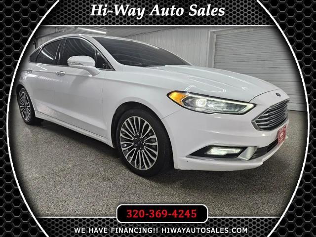 Photo of 2018 White Ford Fusion