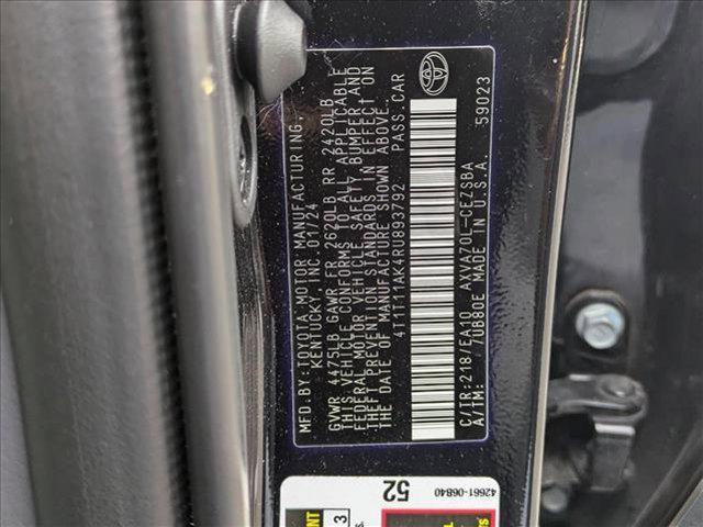 Photo of 2024 Midnight Black Metallic Toyota Camry