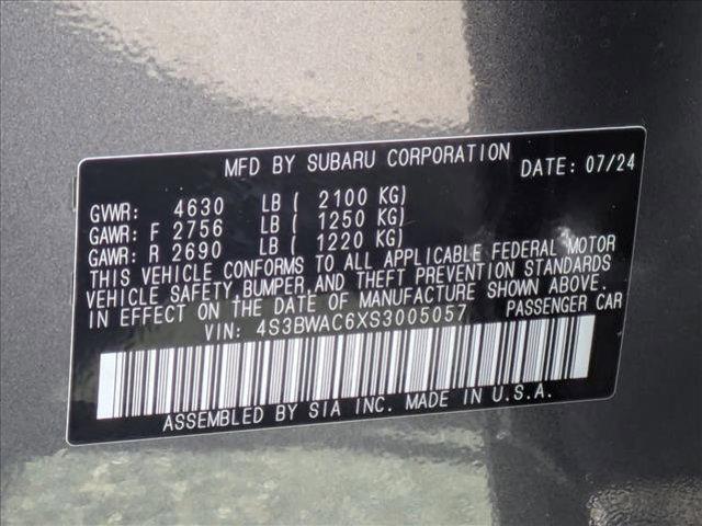 Photo of 2025 Magnetite Gray Metallic Subaru Legacy