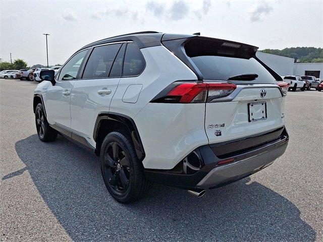 Photo of 2021 Blizzard Pearl/Midnight Black Metallic Toyota RAV4 Hybrid