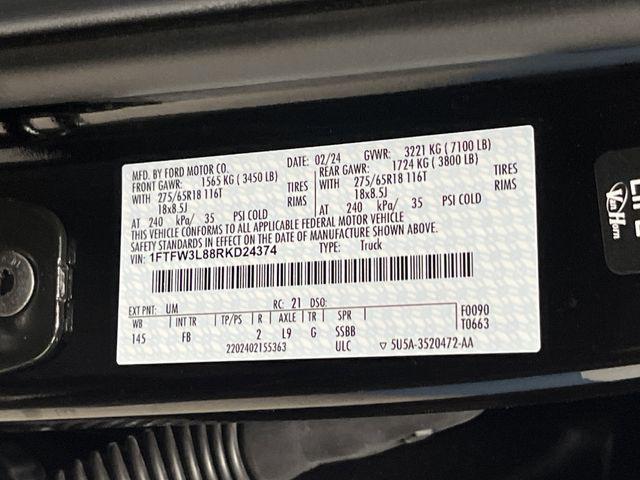Photo of 2024 Agate Black Metallic Ford F-150