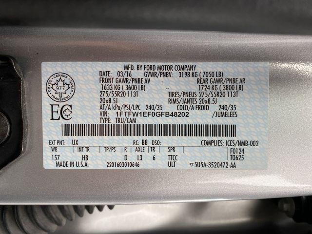 Photo of 2016 Ingot Silver Metallic Ford F-150