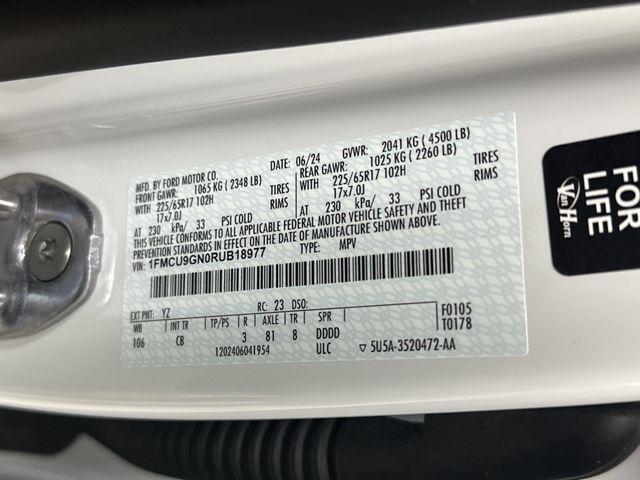 Photo of 2024 Oxford White Ford Escape