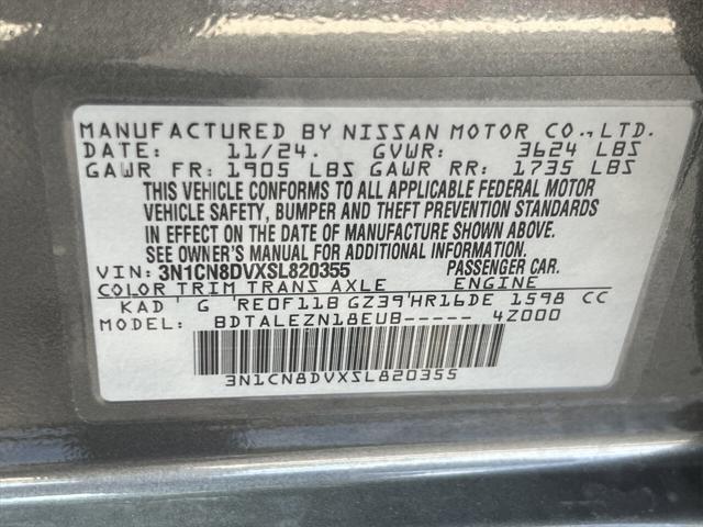 Photo of 2025 Gun Metallic Nissan Versa