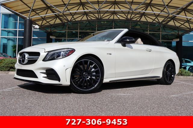 Photo of 2021 Diamond White Mercedes-Benz AMG C 43
