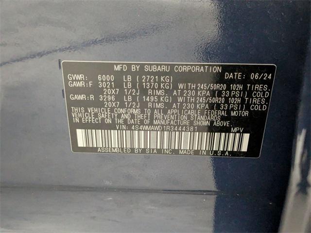 Photo of 2024 Cosmic Blue Subaru Ascent