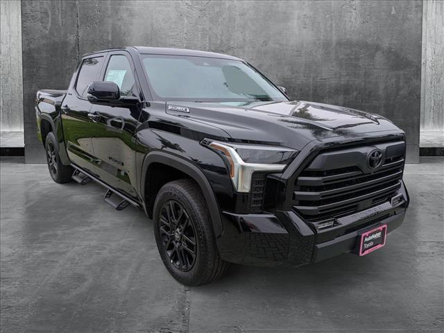 Photo of 2025 Midnight Black Metallic Toyota Tundra Hybrid