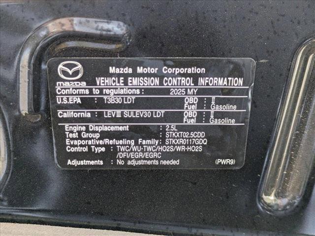 Photo of 2025 Jet Black Mica Mazda CX-50