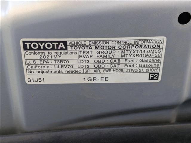 Photo of 2021 Classic Silver Metallic Toyota 4Runner