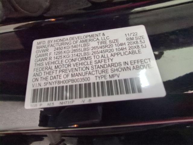 Photo of 2023 Crystal Black Pearl Honda Passport