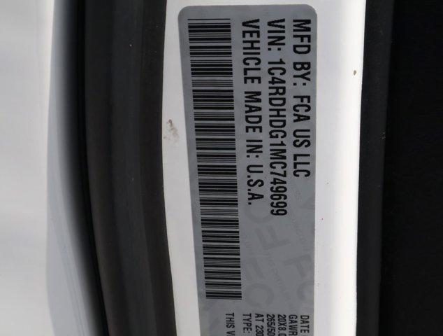 Photo of 2021 White Knuckle Clearcoat Dodge Durango