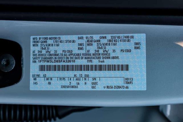 Photo of 2025 Space White Metallic Ford F-150
