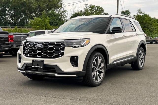 Photo of 2025 Star White Metallic Tri-Coat Ford Explorer