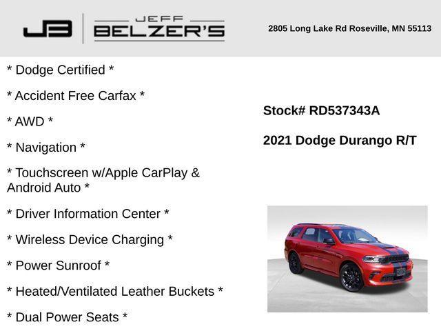 Photo of 2021 Redline 2 Coat Pearl Dodge Durango