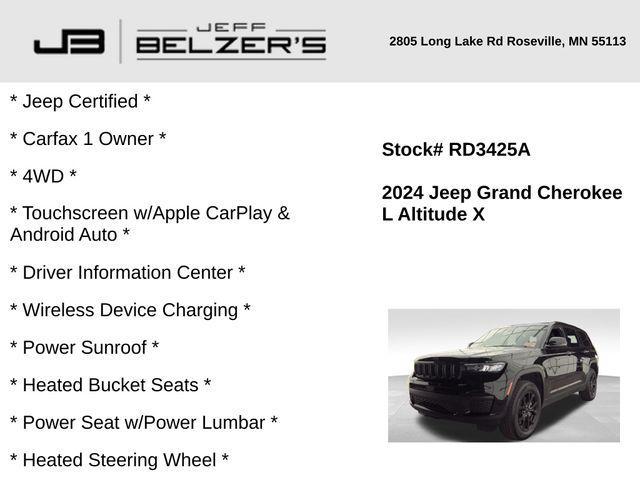 Photo of 2024 Diamond Black Jeep Grand Cherokee L